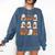 Read Boo KS Read More Bo KS Cute Ghost Reading Book Comfort Colors Sweatshirt Blue Jean