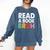 Read A Book Bruh Teacher Comfort Colors Sweatshirt Blue Jean