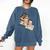 Read Books Drink Coffee For Women Comfort Colors Sweatshirt Blue Jean