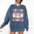 Read More Books Ghosts Reading Book Teacher Halloween Comfort Colors Sweatshirt Blue Jean
