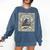 Read Books Be Kind Stay Weird Raven Tarot Reading Coffee Comfort Colors Sweatshirt Blue Jean