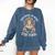 Read Books Be Weird Stay Feral Goat Comfort Colors Sweatshirt Blue Jean