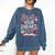 Read Your Cute Heart Out Teacher Librarian Love Reading Book Comfort Colors Sweatshirt Blue Jean