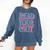 Read Your Heart Out Cute Teacher Reading Book Love Bookworm Comfort Colors Sweatshirt Blue Jean