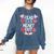 Read Your Heart Out Teacher Reading Book Love Valentines Day Comfort Colors Sweatshirt Blue Jean