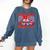 Read Your Heart Out Valentine Reading Book Kid Teacher Comfort Colors Sweatshirt Blue Jean