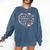 Read Your Heart Out Valentines Teacher Reading Book Lover Comfort Colors Sweatshirt Blue Jean