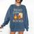 Read S'More Books Campfire Reading Book Lovers Camper Comfort Colors Sweatshirt Blue Jean