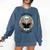 Reader Skeleton Read Books Be Kind Stay Weird Comfort Colors Sweatshirt Blue Jean