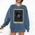 The Reader Tarot Card Mystic Dragon Book Magic Comfort Colors Sweatshirt Blue Jean