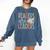 Readers Are Leaders Reading Book Lovers Teacher Women Kids Comfort Colors Sweatshirt Blue Jean