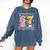Reading 67 Teacher Six Seven Reading 6 7 Book Lover Comfort Colors Sweatshirt Blue Jean