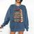 Reading Book Comfort Colors Sweatshirt Blue Jean