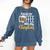 Reading Books Bookcase Book Club Bibliophile Comfort Colors Sweatshirt Blue Jean