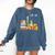 Reading Books Librarian Reader Nerd I'm Ok Teacher Comfort Colors Sweatshirt Blue Jean