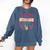 Reading Is My Favorite Sport Book Lover Keepsake For Women Comfort Colors Sweatshirt Blue Jean
