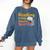 Reading Is My Favorite Sport Book Lovers Comfort Colors Sweatshirt Blue Jean