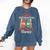 Reading Gnomes Cute Easily Distracted By Books And Gnomes Comfort Colors Sweatshirt Blue Jean