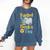 Reading Hobby Bookshelves Library Fueled By Books And Tea Comfort Colors Sweatshirt Blue Jean