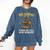Reading Makes Me Feel Less Murdery Book Dragon Comfort Colors Sweatshirt Blue Jean