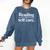 Reading Is Self Care Bookworm Reading Book Lovers Comfort Colors Sweatshirt Blue Jean