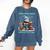 Reading Snow So Many Books Christmas Snow Little Time Comfort Colors Sweatshirt Blue Jean