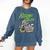 Reading Trash Racoon Bookworm Bookish Librarian Book Lover Comfort Colors Sweatshirt Blue Jean
