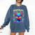 Readsalotl Axolotl Book Lovers Axolotls Comfort Colors Sweatshirt Blue Jean