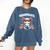 Readsolotl Pink Kawaii Axolotl Read Book Lover Reading Comfort Colors Sweatshirt Blue Jean