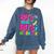 Retro 1980s 80's Baby 1990s 90's Made Me Nostalgia Vibes Premium Tri-Blend Comfort Colors Sweatshirt Blue Jean