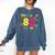 Retro 80's Costume 80s Nostalgia Party Comfort Colors Sweatshirt Blue Jean