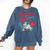 Retro Book Girl Summer For Women Beach Reading Comfort Colors Sweatshirt Blue Jean Retro Book Girl Summer For Women Beach Reading Comfort Colors Sweatshirt Blue Jean