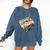 Retro Cassette Tape & Pencil Rewind Nostalgia Party 80s 90s Premium Comfort Colors Sweatshirt Blue Jean
