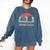 Retro Easily Distracted By Cameras & Books Photography Comfort Colors Sweatshirt Blue Jean