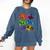 Retro Gamer Controller 80s 90s Video Game Arcade Nostalgia Comfort Colors Sweatshirt Blue Jean