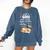 Retro Just A Girl Who Love Dogs Books And Coffee Bookworm Comfort Colors Sweatshirt Blue Jean