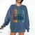 Retro Nineties Style Audio Tape Nostalgia Year 1990 Premium Tri-Blend Comfort Colors Sweatshirt Blue Jean