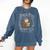 Retro North Pole Reading Club Hot Cocoa Book Lovers Xmas Comfort Colors Sweatshirt Blue Jean Retro North Pole Reading Club Hot Cocoa Book Lovers Xmas Comfort Colors Sweatshirt Blue Jean