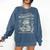 Retro Proud Anti Social Member Of Introverted Book Club Comfort Colors Sweatshirt Blue Jean