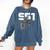 Retro Simme Moped Nostalgia Eastern Block Schwalbe Driver DDR Comfort Colors Sweatshirt Blue Jean