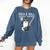 Rock & Roll Wizard Music Nostalgia Comfort Colors Sweatshirt Blue Jean