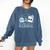 Rock Paper Scissors Nothing Beats Reading Book Lover Comfort Colors Sweatshirt Blue Jean