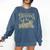 Romantasy Reader Book Reading Probably Reading About Dragons Comfort Colors Sweatshirt Blue Jean