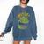 Rugrats Reptar Distressed Comic Book Style Cartoon Comfort Colors Sweatshirt Blue Jean