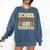 School Librarians Are Essential Library Book Lover Librarian Comfort Colors Sweatshirt Blue Jean