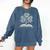 Shamrock Books St Patricks Day Bookworm Librarian Comfort Colors Sweatshirt Blue Jean