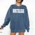 Shirt That Says Nostalgia For Men Women & Kids Comfort Colors Sweatshirt Blue Jean