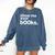 Show Me Your Books Reading Pun Library Comfort Colors Sweatshirt Blue Jean