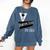 Showtime Every Moment Cinema Nostalgia Film Buff Humor Comfort Colors Sweatshirt Blue Jean