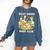 Silly-Goose Book Club Goose And Book Lovers Comfort Colors Sweatshirt Blue Jean